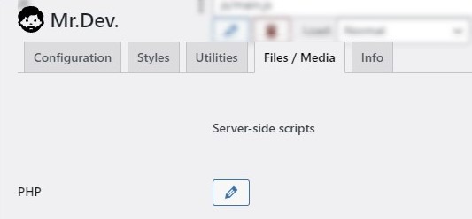 Mr.Dev.'s Framework - Adding/editing PHP servser-sides cripts